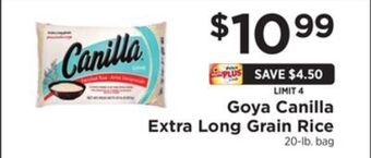 ShopRite Canilla extra long grain rice offer