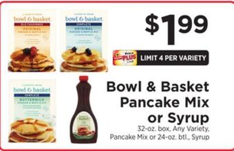 ShopRite Pancake mix or syrup offer