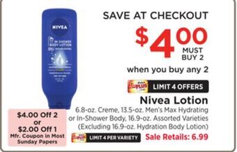 ShopRite Lotion offer