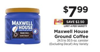 ShopRite Ground coffee offer