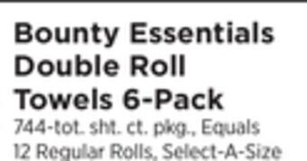 ShopRite Double roll towels 6-pack offer
