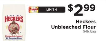 ShopRite Unbleached flour offer