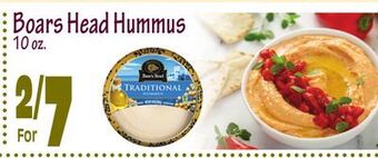 Wild By Nature Boars head hummus offer