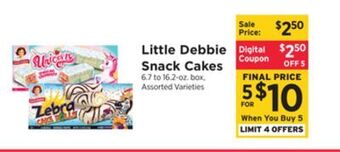 ShopRite Snack cakes offer