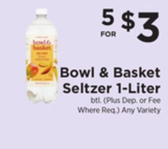 ShopRite Seltzer 1-liter offer