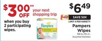 ShopRite Wipes offer