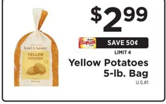 ShopRite Yellow potatoes 5-lb. bag offer