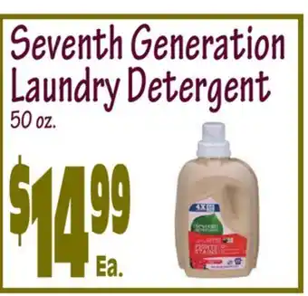 Wild By Nature Seventh generation laundry detergent offer
