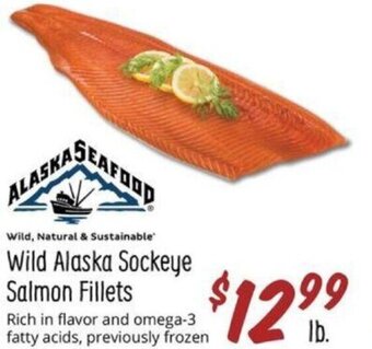 Sprouts Farmers Market Wild Alaska Sockeye Salmon Fillets offer