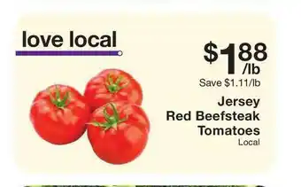 Fairway Store Market Jersey Red Beefsteak Tomatoes offer