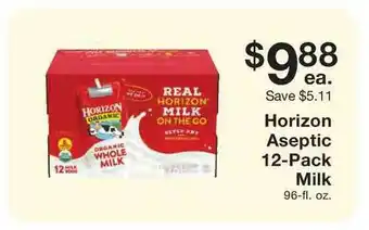 Fairway Store Market Horizon Aseptic 12-pack Milk offer
