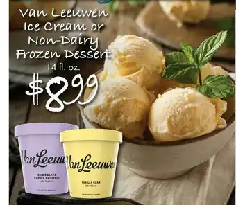 Gristedes Van Leeuwen Ice Cream Or Non-dairy Frozen Dessert offer