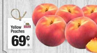 Super King Markets Yellow Peaches offer