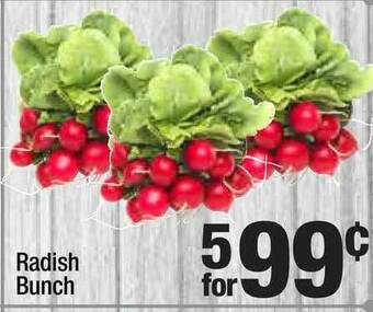 Super King Markets Radish Bunch offer