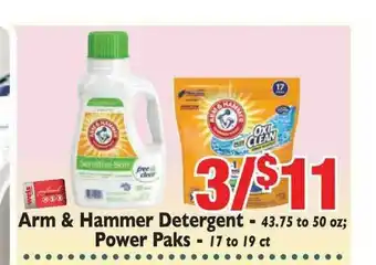 Weis Markets Arm & Hammer Detergent offer