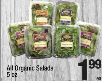 Super King Markets All Organic Salads 5 Oz offer