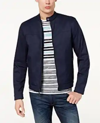 Macy's Men's racer jacket offer