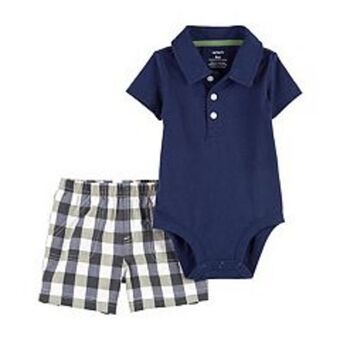 Kohl's Baby carter's 2-piece polo bodysuit & short set offer