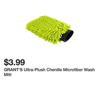 Harbor Freight Tools Ultra-plush chenille microfiber wash mitt offer