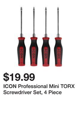 Harbor Freight Tools Professional mini torx screwdriver set, 4 piece offer