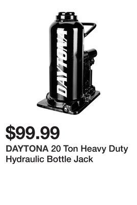 Harbor Freight Tools 20 ton heavy duty hydraulic bottle jack offer