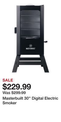 Cabela's Masterbuilt 30'' digital electric smoker offer