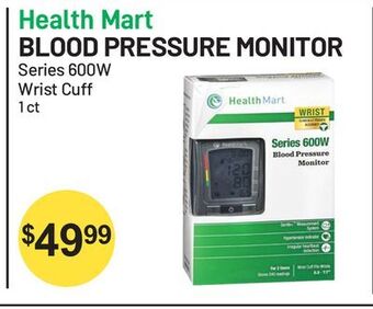 Health Mart Health mart blood pressure monitor offer