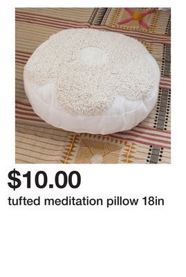 Five Below Tufted meditation pillow 18in offer