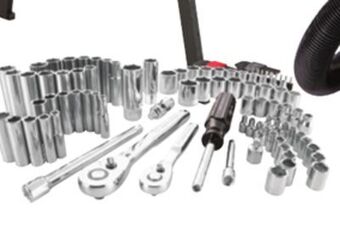 Ace Hardware Craftsman® 105 pc. socket set, dewalt® folding workbench or craftsman® wet/dry vac offer