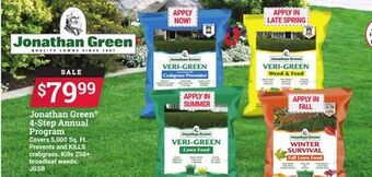 Ace Hardware Jonathan green® 4-step annual program offer