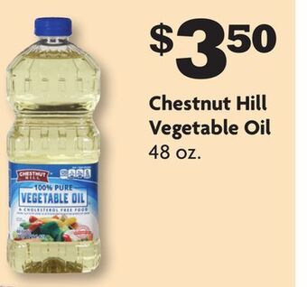 Family Dollar Chestnut hill vegetable oil offer