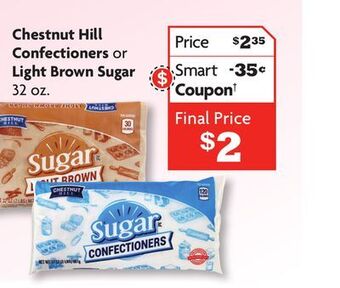 Family Dollar Chestnut hill confectioners or light brown sugar offer