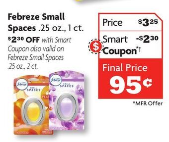 Family Dollar Febreze small spaces offer
