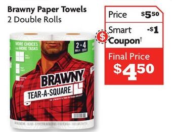 Family Dollar Brawny paper towels offer