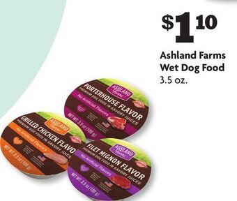 Family Dollar Ashland farms wet dog food offer