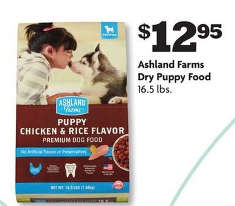 Family Dollar Ashland farms dry puppy food offer