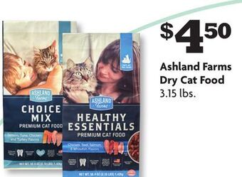Family Dollar Ashland farms dry cat food offer