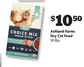 Family Dollar Ashland farms dry cat food offer