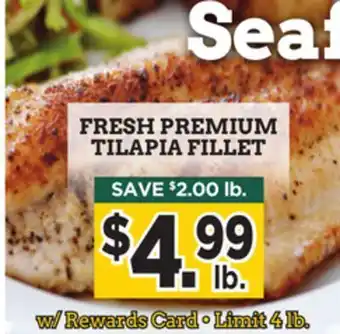 Dearborn Market Fresh premium tilapia fillet offer