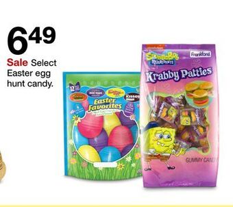 Target Select easter egg hunt candy offer