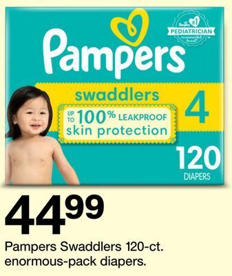 Target Pampers swaddlers offer