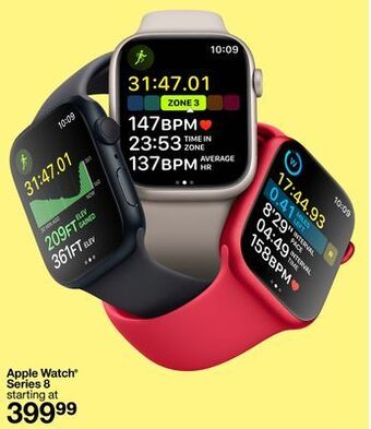 Target Apple watch® series 8 offer