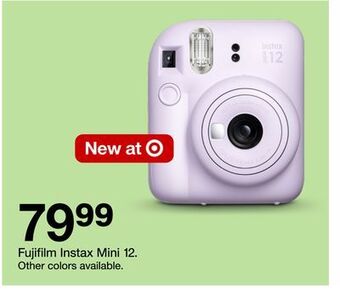 Target Fujifilm instax mini 12 offer