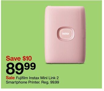 Target Fujifilm instax mini link 2 smartphone printer offer
