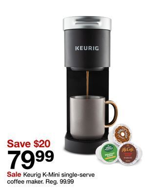 Target Keurig k-mini single-serve coffee maker offer