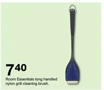 Target Essentials long handled nylon grill brush offer