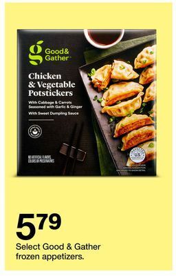 Target Select good & gather frozen appetizers offer