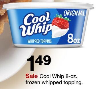 Target Cool whip 8-oz. frozen whipped topping offer