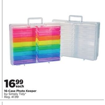 Michaels 16-case photo keeper by simply tidy® offer