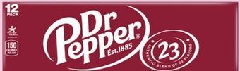 Target Dr pepper 12-pk. soda offer